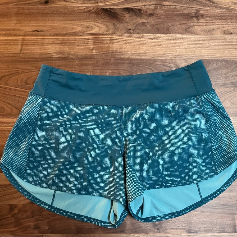 Lululemon 4” inseam Blue/Teal Women's Shorts